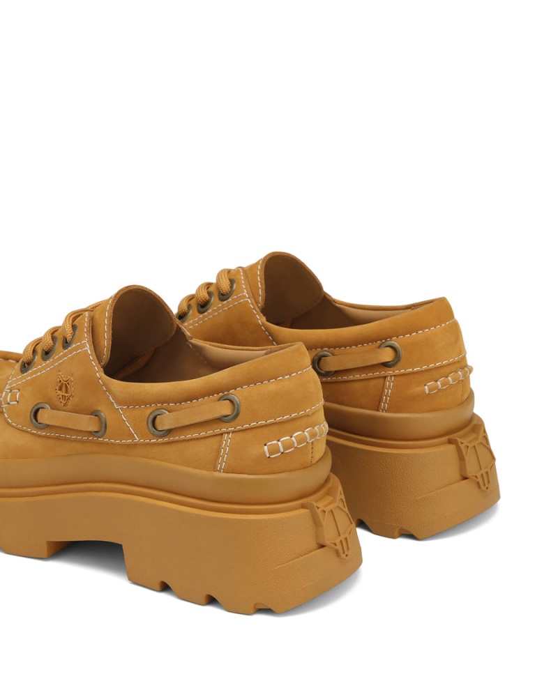 Loafersy Naked Wolfe Dock Męskie Brązowe | UUY1526RL