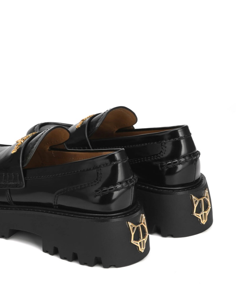 Loafersy Naked Wolfe Flawed Box Damskie Czarne | ATI5378ND