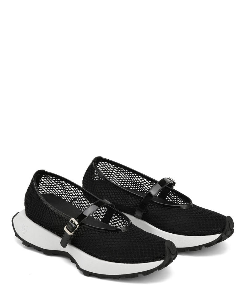 Loafersy Naked Wolfe Protected Mesh Damskie Czarne | DLS5285VY